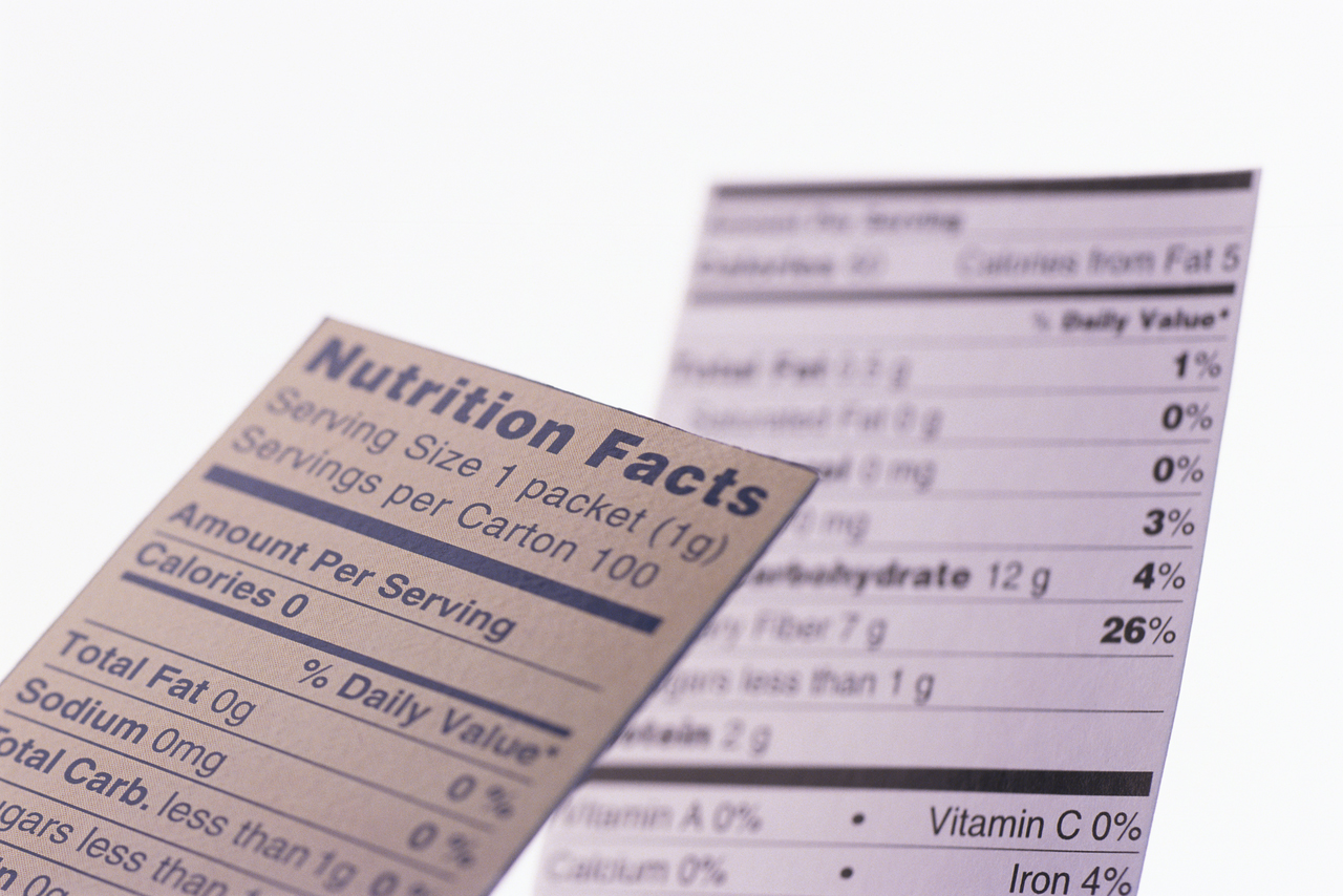 ingredient label