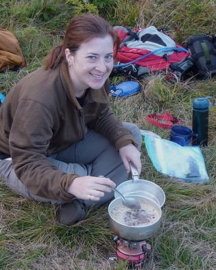 cooking pasta with a backpacking stove cooking pasta with a backpacking stove