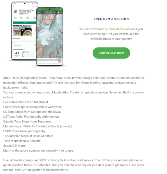 backcountry navigator