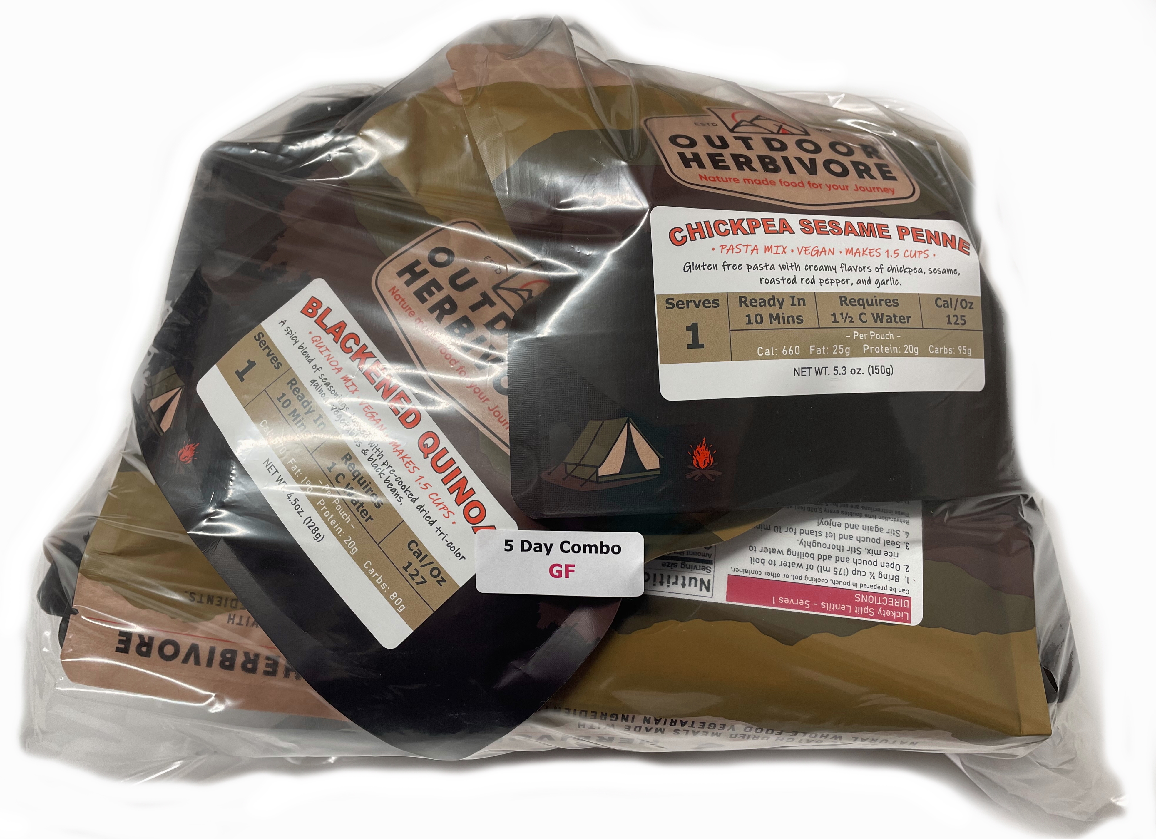 backpacking meal combo