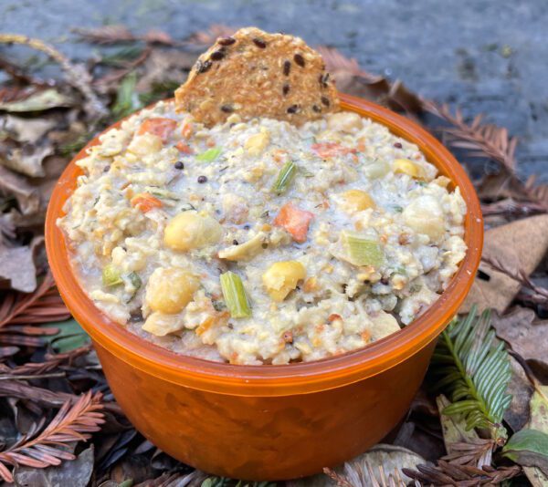 On the Go Garbanzo Salad Spread by Outdoor Herbivore