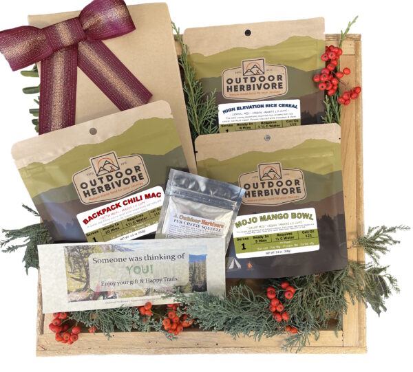 christmas box backpacking food