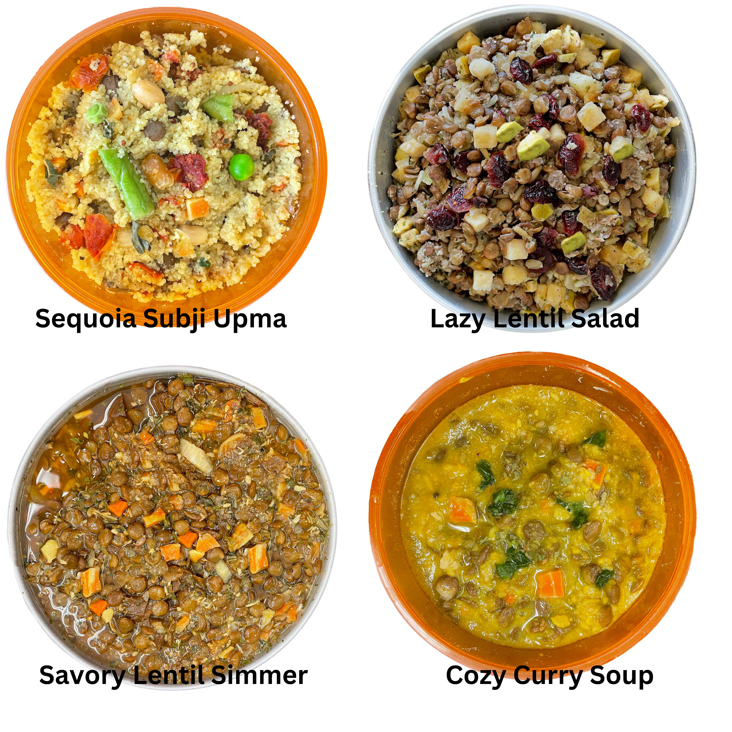 lentil backpacking meals by outdoor herbivore