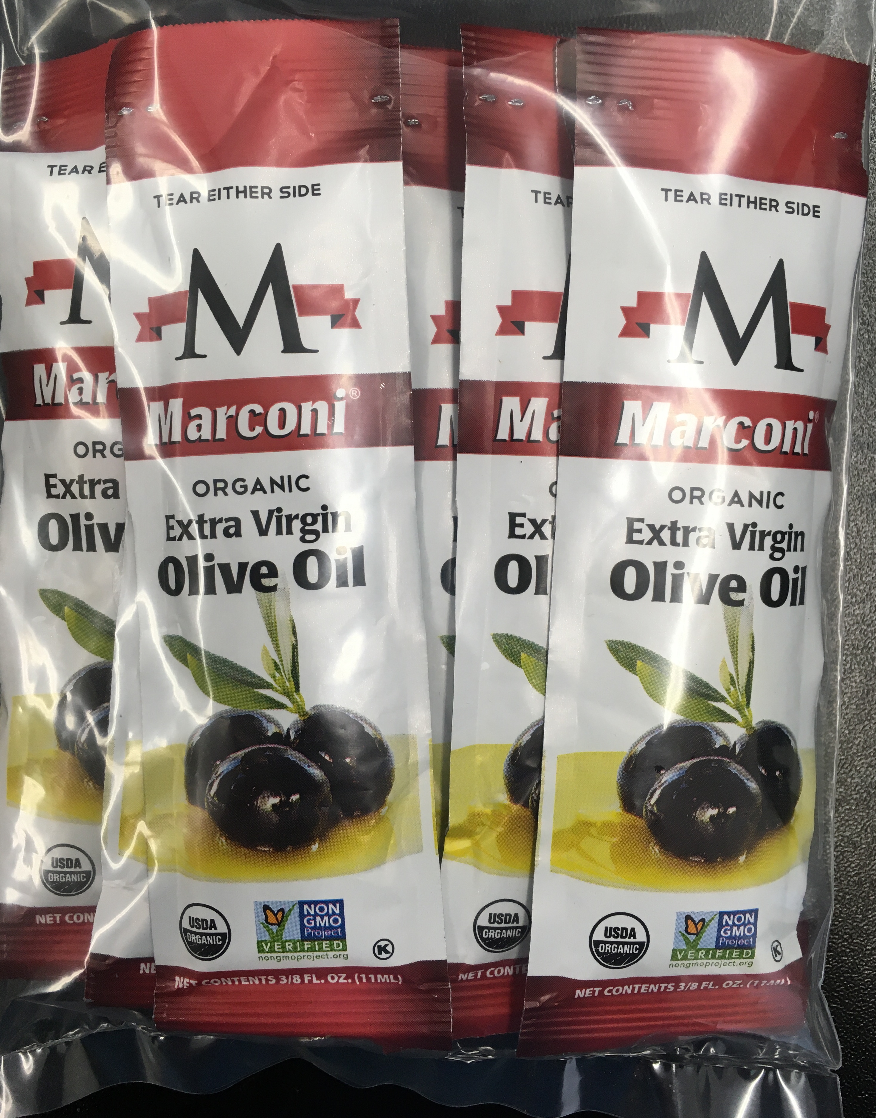 packets of olive oil for backpacking and travel