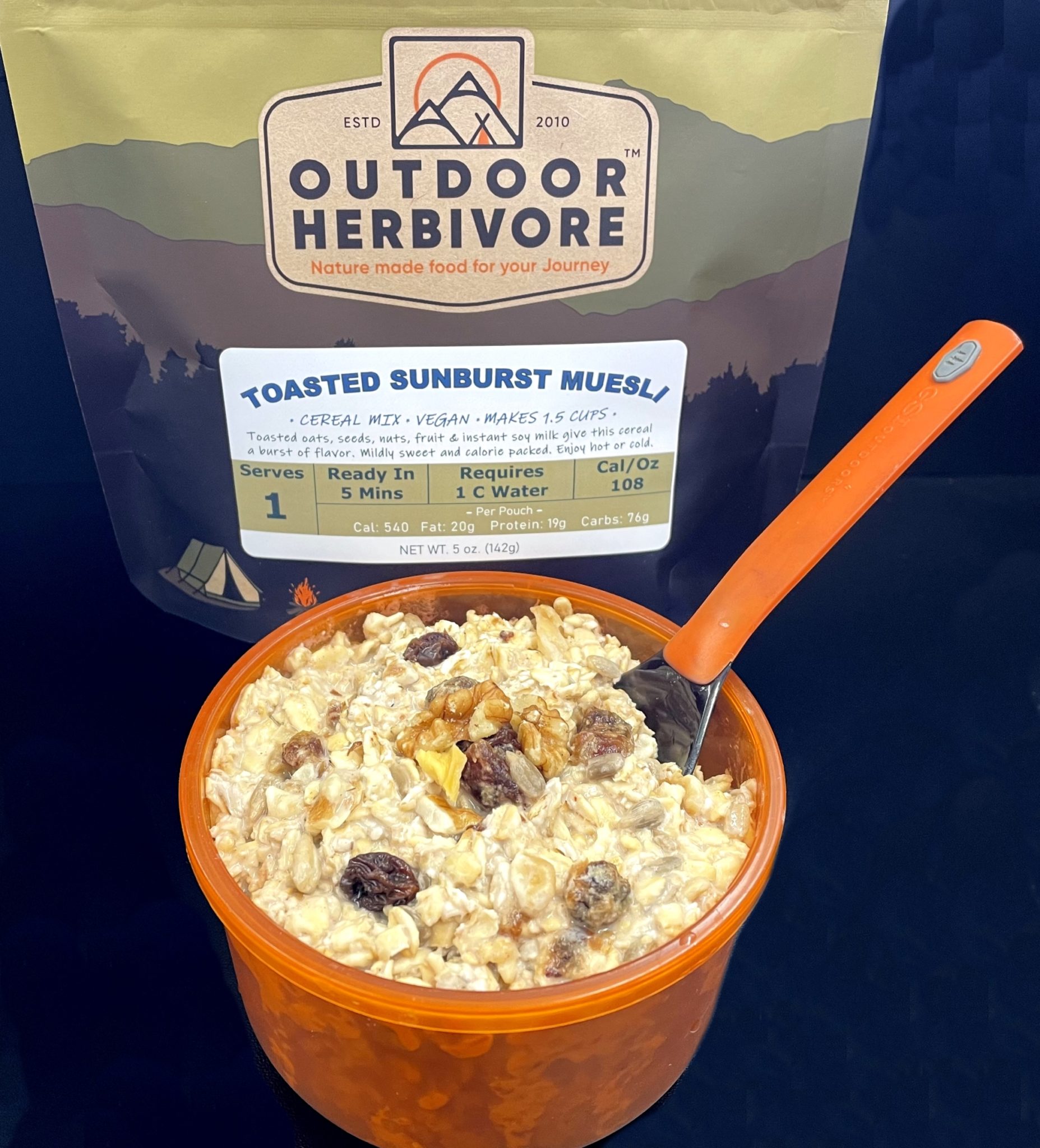 Why not cold cereal for lunch? Outdoor Herbivore Blog